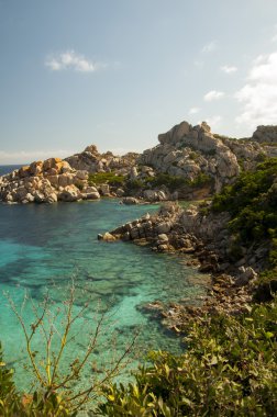 Capo testa deniz Sardunya İtalya