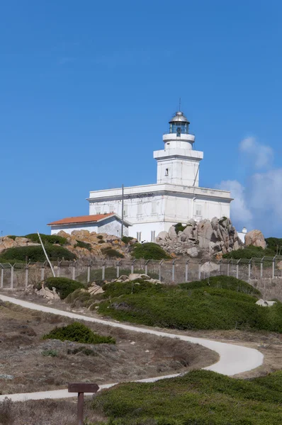 Lighthouse At Capo Testa, Sardinia italy — Stock Photo, Image