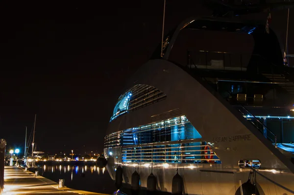 Yacht Océan Emeraude DOUGLAS la nuit — Photo