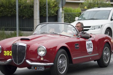 Lancia Aurelia B24 örümcek Amerika 1955 mille miglia 2014