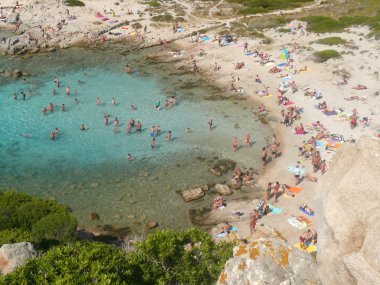 Manzara cala corsara spargi ya