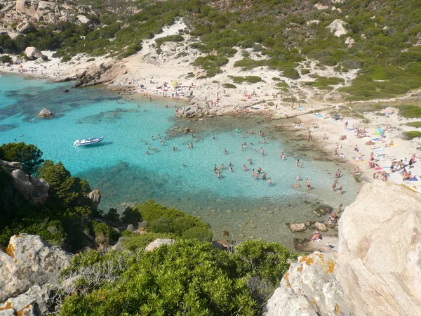 Manzara cala corsara spargi ya — Stok fotoğraf