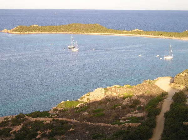 Sardinien landschaft capo di coda cavallo — Stockfoto