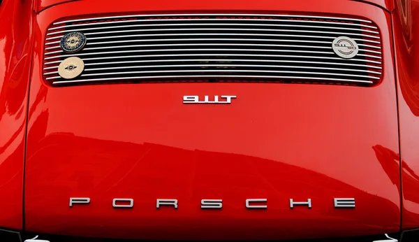 VINTAGE CAR LOGO PORSCHE — Stock Photo, Image