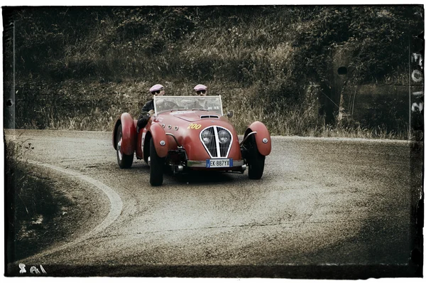 Mille miglia 2015 힐리 2400 실버 스톤 1950 — 스톡 사진