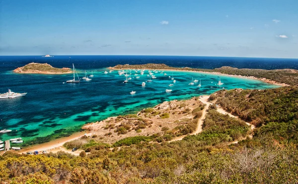 Sardinia mer paysage capo coda cavallo — Photo