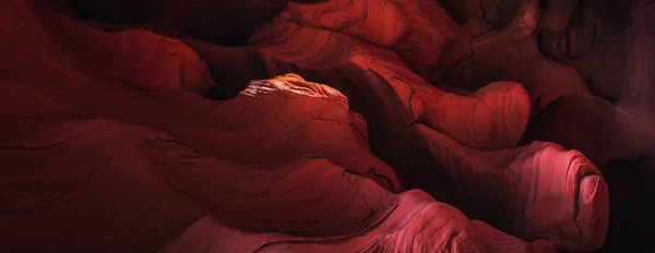 Verbazingwekkende Zandsteenformaties Een Grot Beroemde Grand Canyon Antelope Canyon Usa — Stockfoto