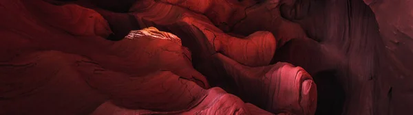 Verbazingwekkende Zandsteenformaties Een Grot Beroemde Grand Canyon Antelope Canyon Usa — Stockfoto