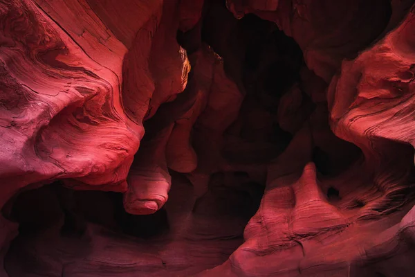 Fantastiska Sandstensformationer Inuti Grotta Coves Can Riera Grottor Torrelles Barcelona — Stockfoto