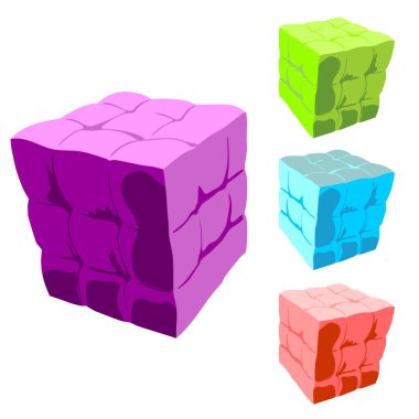 Vektör düz illüstrasyon mobilyaları..