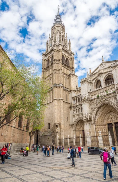 Belltower da Catedral em Toledo — Fotografia de Stock