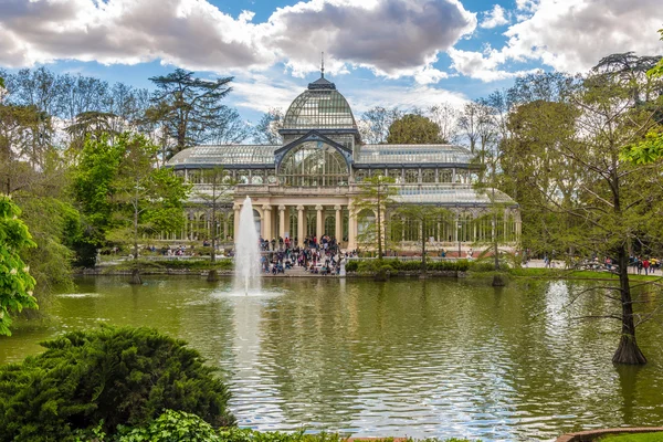 Crystal Palace Madrid Retiro Park — Stok fotoğraf