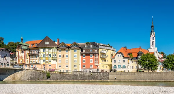 Bad Tolz seen from River Isar - Germany — Stock Photo, Image