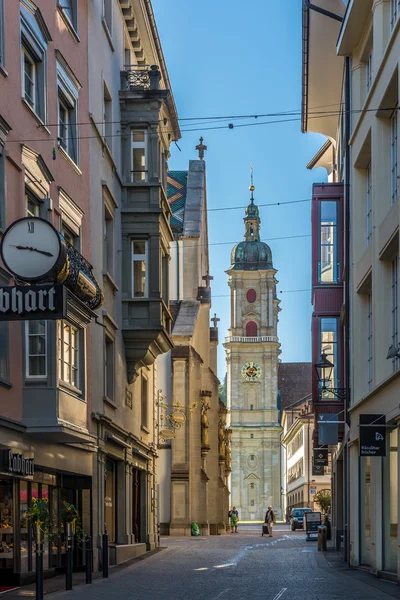 In the streets of St.Gallen — Stock Photo, Image
