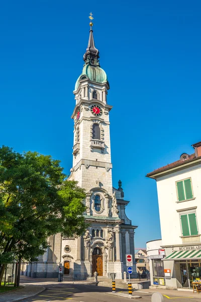 Iglesia de San Nicolás en Frauenfeld — Foto de Stock