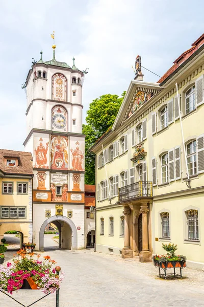 Vista Torre Ravensburg Ciudad Alemana Wangen Allgau — Foto de Stock