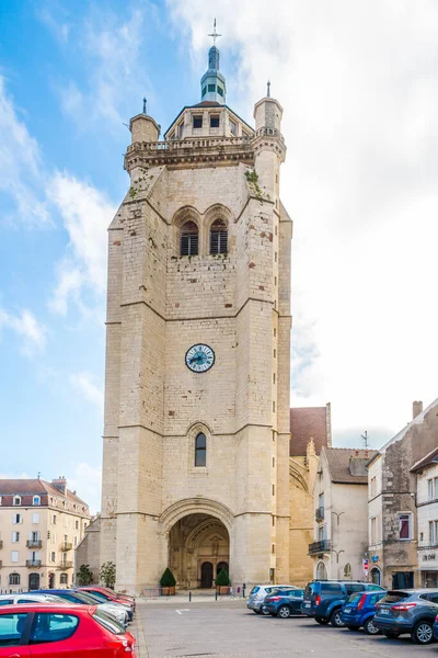 Dole França Junho 2021 Vista Igreja Notre Dame Cidade Dole — Fotografia de Stock