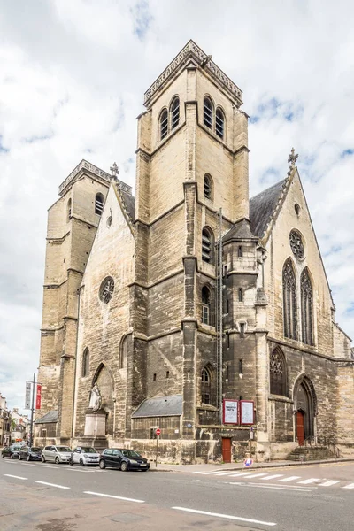 Dijon Francja Czerwca 2021 Widok Kościół Jana Ulicach Dijon Dijon — Zdjęcie stockowe