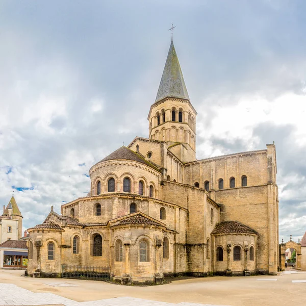 Paray Monial Fransa Nın Kutsal Kalbi Bazilikası Bakın — Stok fotoğraf