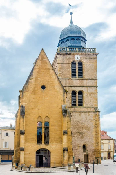 Vue Église Saint Nicolas Dans Les Rues Paray Monial France — Photo