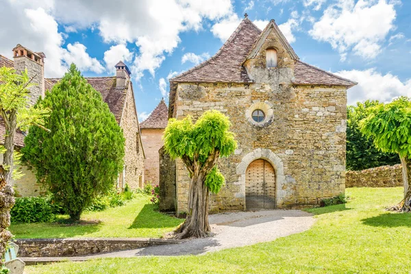 Vue Chapelle Notre Dame Carennac France — Photo