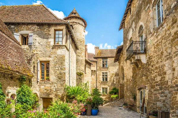 Cour Monastère Près Église Saint Pierre Carennac France — Photo