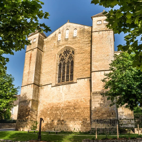 Utsikt Över Kyrkan Saint Laurent Och Saint Front Front Beaumont — Stockfoto