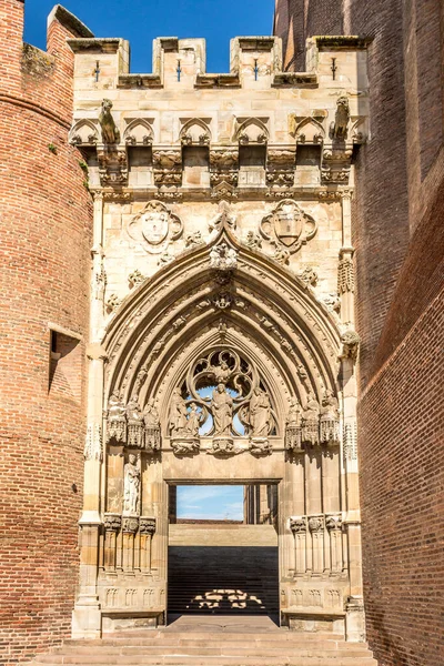 Vue Sur Portail Cathédrale Sainte Cécile Albi France — Photo