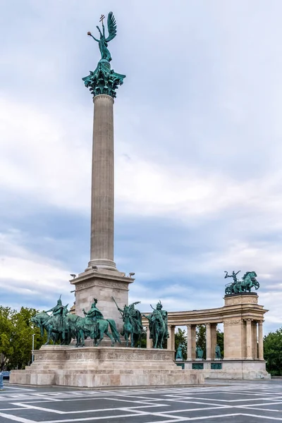 View Millennium Monument Budapest Hungary — Stock Photo, Image
