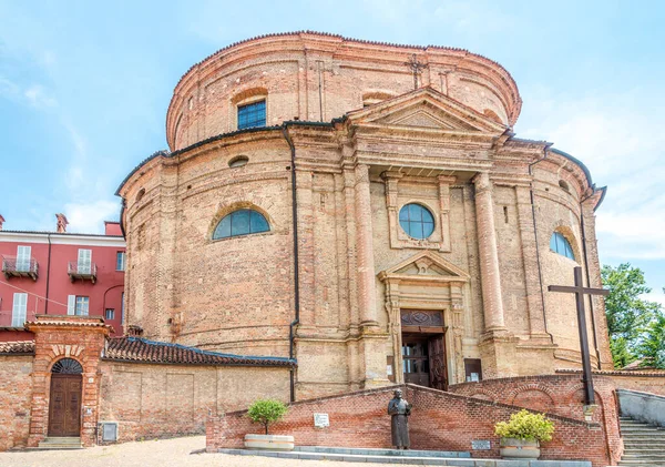 Vista Iglesia Santa Maria Degli Angeli Las Calles Ciudad Bra — Foto de Stock