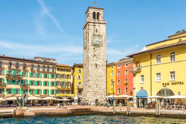 Riva Del Garda Italië Juni 2021 Uitzicht Plaats Iii November — Stockfoto