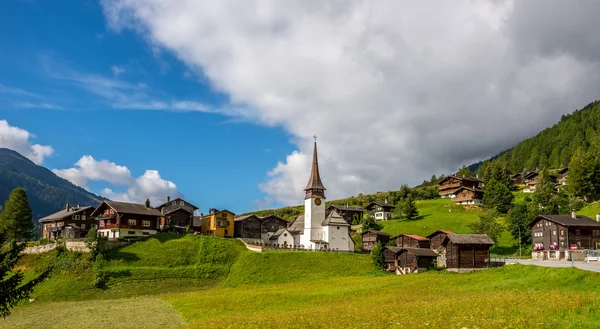 Vista al villaggio di Grafschaft — Foto Stock