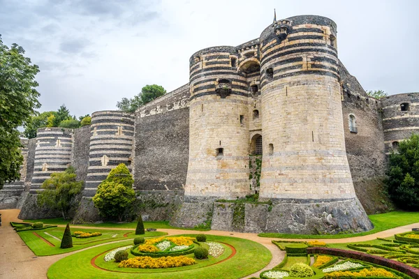 Bastiões da fortaleza em Angers — Fotografia de Stock