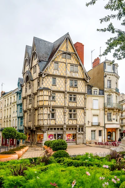 Timbered Adams house in Angers — Stock Photo, Image