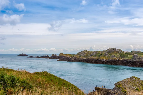 View at the nature in Pointe du Grouin — Stock Photo, Image