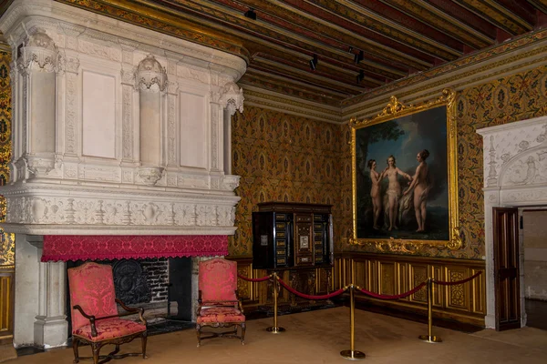 Cámara interior en el castillo de Chenonceau —  Fotos de Stock