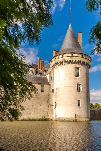 Vista para o castelo Sully sur Loire — Fotografia de Stock