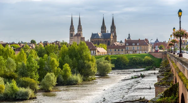 Vista sulla città di Moulins — Foto Stock