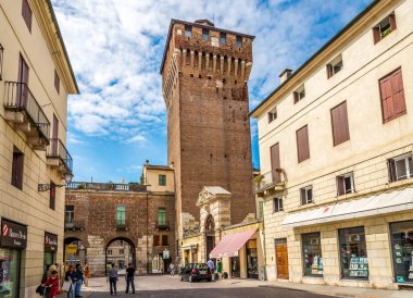 Porta Castello Tower in Vicenza clipart
