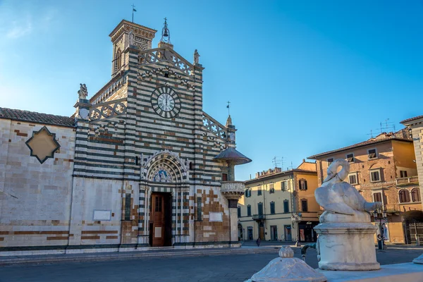 Katedralen Santo Stefano Prato i Italien — Stockfoto