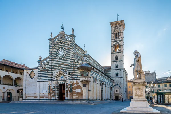 Katedralen Santo Stefano Prato i Italien — Stockfoto