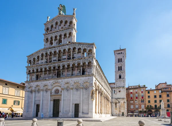 Church San Michele in Foro in Lucca — Stock Photo, Image