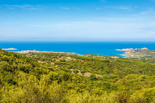 Vista na costa da Sardenha — Fotografia de Stock