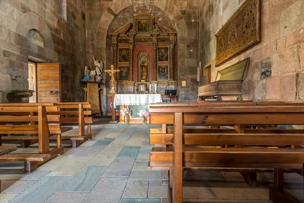 Inside church Nostra Signora di Castro — Stock Photo, Image