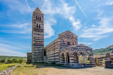 Saccargia Basilica Holy Trinity manzaraya