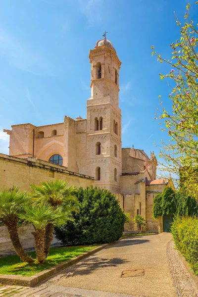 Klokkentoren van de kathedraal San Nicola in Sassari — Stockfoto