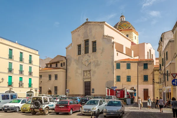 Kilise San Michele Alghero Sardinya — Stok fotoğraf