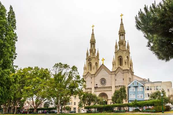 Iglesia de San Pedro y San Pablo en San Francisco — Foto de Stock