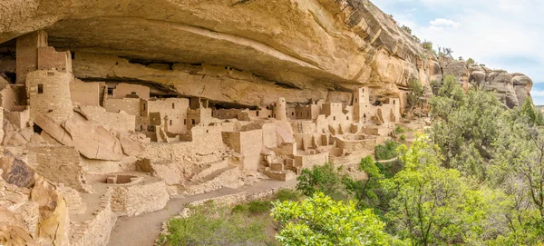 Panorama del Palacio del Acantilado - Mesa Verde — Foto de Stock