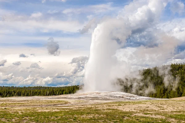 Old Faithful - Yellowstone N.P. . — стоковое фото